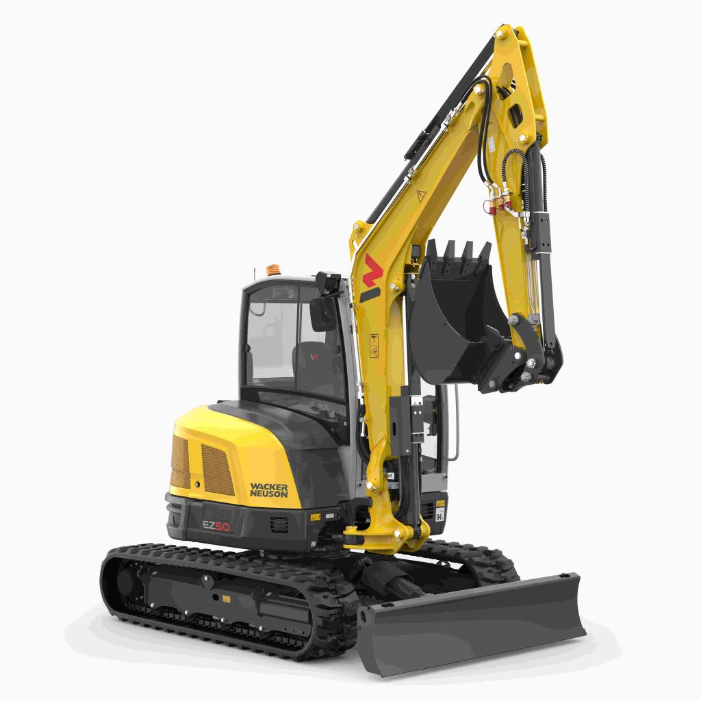 Wacker Neuson EZ50 Zero Tail hidraulični bager.