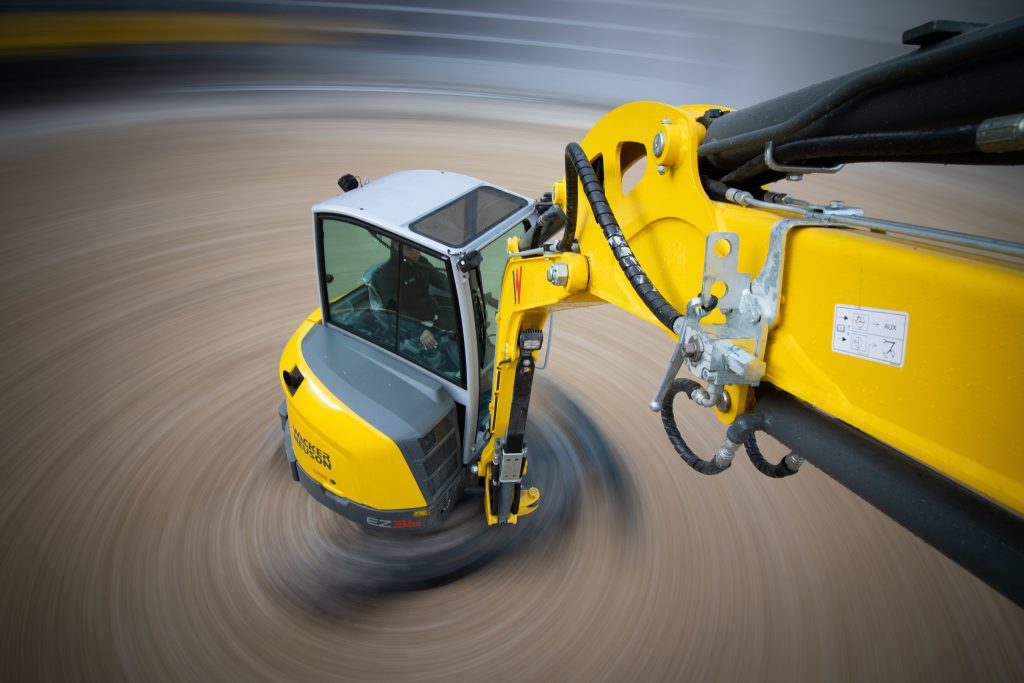 Wacker Neuson Zero Tail bager EZ serija kompaktni bager gusjeničar