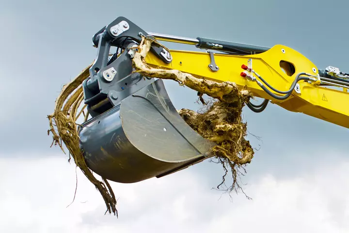 Iskopna žlica i kinematika s tri točke – Wacker Neuson.