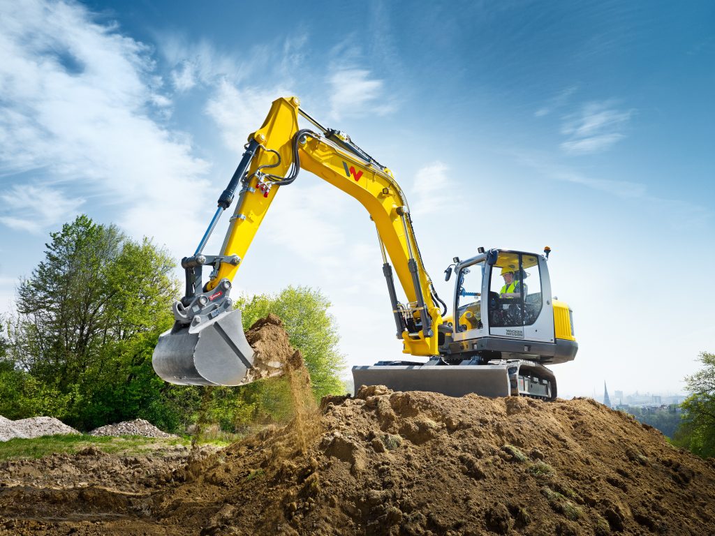 Wacker Neuson ET145 hidraulični bager gusjeničar na gradilištu