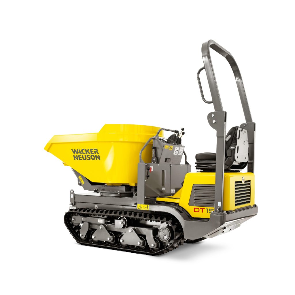 Dumper gusjeničar DT15 s velikom nosivošću za gradilišta.